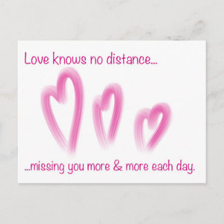 Romantic Long Distance Relationship PostCard