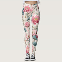 Romantic Lotus in Pink, Cream, and Soft Green