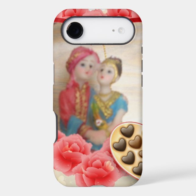 Romantic Love Heart Art Print (Back)