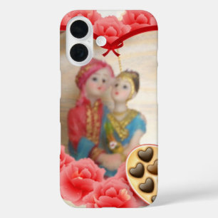 Romantic Love Heart Art Print iPhone 16 Case
