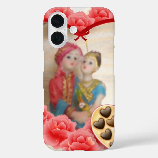 Romantic Love Heart Art Print Case-Mate iPhone Case (Back)