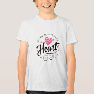Romantic Love Heart Tri-Blend Shirt