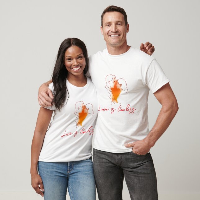 Romantic Love Illustration T-Shirt (Unisex)