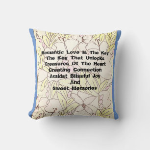 Romantic Love Is The Key Throw Pillow