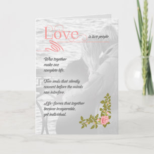 Romantic Love is Us Greeting from Soul Sonnets™ Card