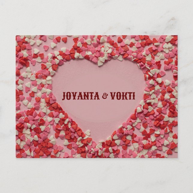 Romantic love Joyanta & vokti  gift card (Front)