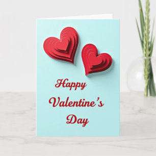Romantic Love Paper Layers Card