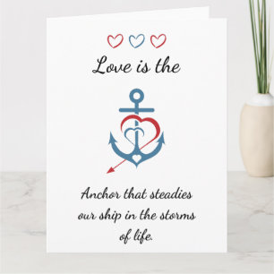 Romantic Love Poem Modern Valentine Card