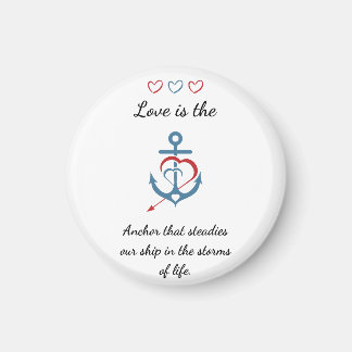 Romantic Love Poem Modern Valentine Magnet