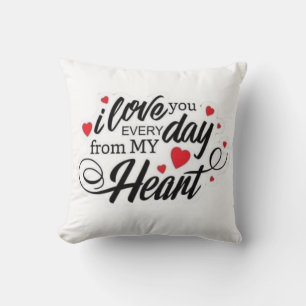 Romantic Love Quote Cushion