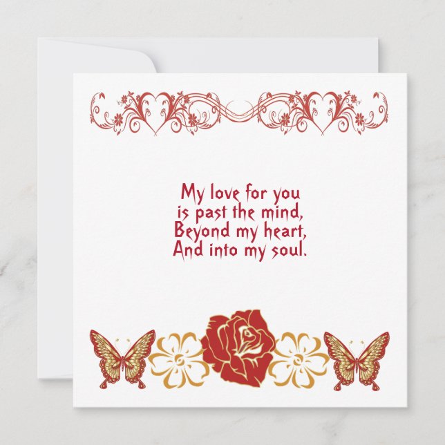 Romantic Love You Quote Soulmate Floral Custom (Front)