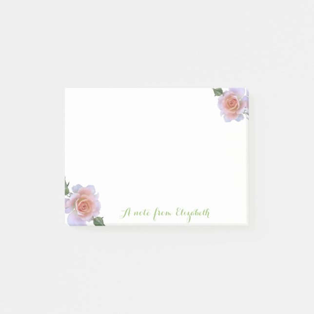 Romantic Lovely  Stylish ,Roses Post-it Notes (Front)