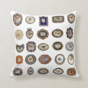 Romantic Lover's Eyes, original art pillows