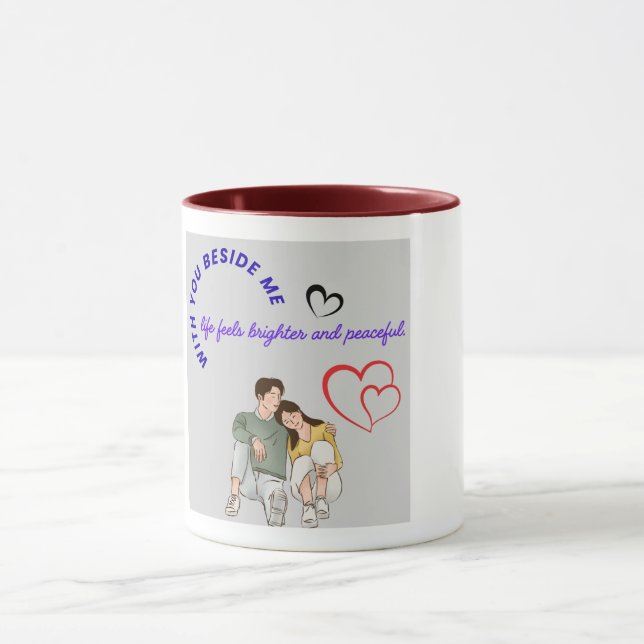 Romantic Lovers Mug Design (Center)