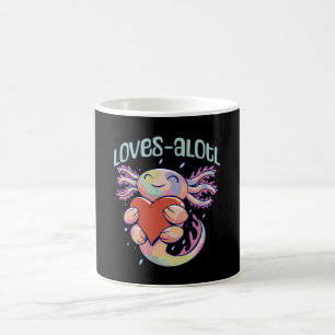 Romantic Loves - happy axolotl Coffee Mug