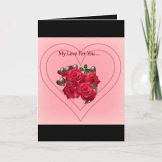 Romantic, Luxurious Valentine's Day Card 