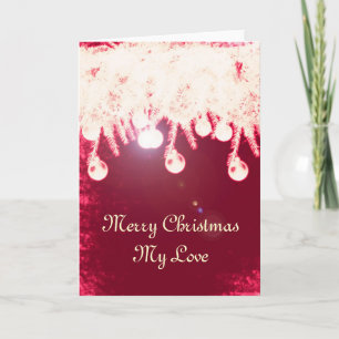Romantic Magical Christmas Card