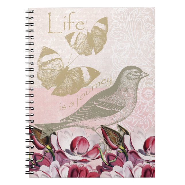 Romantic Magnolias Notebook (Front)
