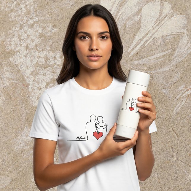 Romantic Matching T-Shirts with Custom Names (Romantic Matching T-Shirts with Custom Names
)
