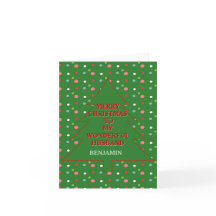 Romantic Merry Christmas Card for Husband
