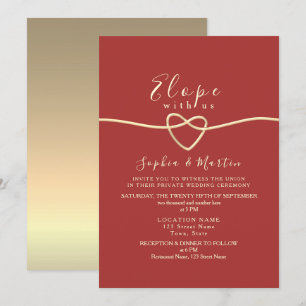 Romantic Micro Wedding Invitation