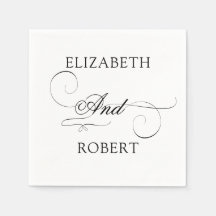 Romantic Minimalist Luxury Monogram Wedding