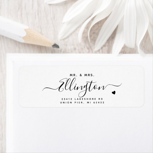 Romantic Minimalist Script Blush Pink Wedding (Insitu)