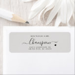 Romantic Minimalist Script Dove Grey Wedding<br><div class="desc">A modern,  romantic Soon-To-Be handwritten calligraphy script against a dove grey background with a heart.  perfect for your invitations and packages wedding venue mailings</div>