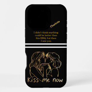 Romantic moment on a unique Pocket flame iPhone 16 Pro Max Case