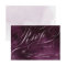 Romantic Moody plum calligraphy wedding RSVP
