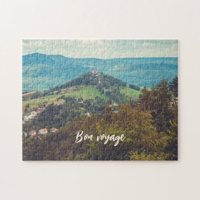 Romantic mountain landscape jigsaw puzzle (Horizontal)