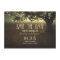 romantic night lights rustic save the date cards