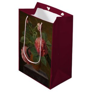 Romantic Old English Roses Medium Gift Bag