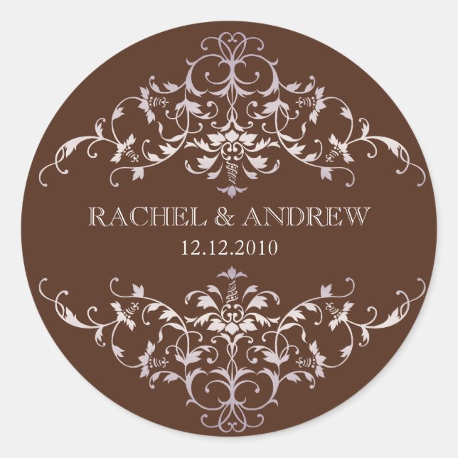 Romantic Ornaments Sticker (Front)