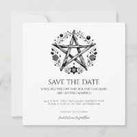 Romantic Pagan Wicca Wedding Invitation