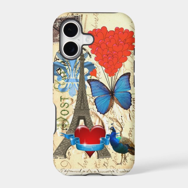 Romantic Paris collage (Back)