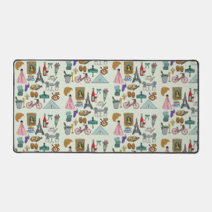 Romantic Paris Desk Mat