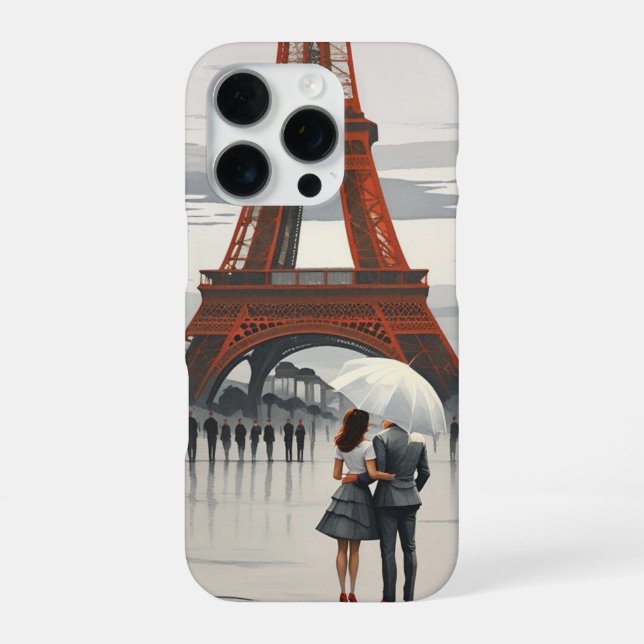 Romantic Paris Eiffel Tower Phone Case  (Back)