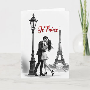 Romantic Paris Love Card