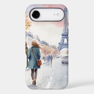 Romantic Paris Street Scene Print