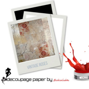 Romantic Parisian Decoupage paper