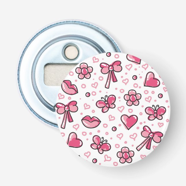 romantic pattern bottle opener (Front)