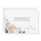 Romantic Peony Flowers Thank You Card