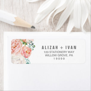 Romantic Peony Flowers Wedding