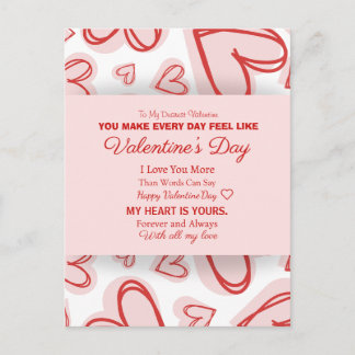 Romantic Personalized Valentine's Day Card 