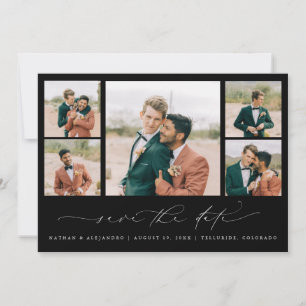 Romantic Photo Save the Date Engagement Cards