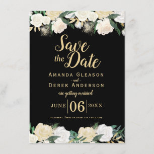 Romantic Photo Save the Date Invitation