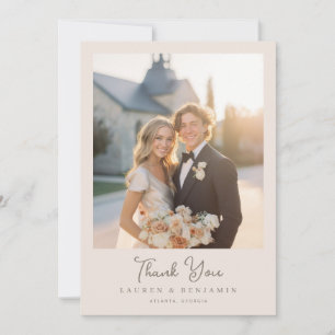 Romantic Photo Thank You Card