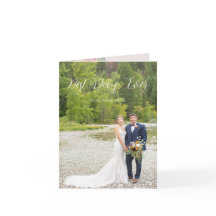 Romantic Photo Thank you note