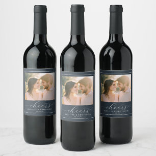 Romantic Photo Wine Label